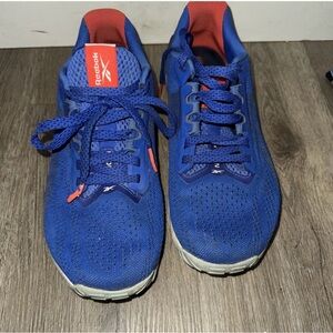 Reebok Men’s Royal Blue Athletic Running Shoes with Orange Accents